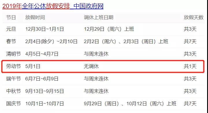 電池FPC廠2019放假安排，清醒一下 ！